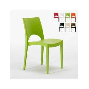 Chaise en polypropylène empilable salle à manger bar Paris Grand Solei... pas cher