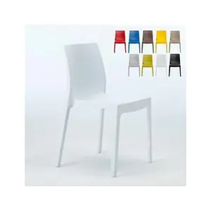 Comparateur de prix : Chaise en polypropylène empilable Salle à Manger café bar Rome Grand S...