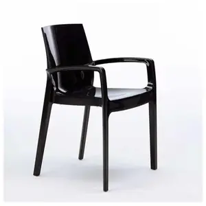 GRAND SOLEIL Chaise empilable - Noir pas cher