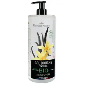 HELVETIA NATURA GEL DOUCHE VANILLE ALOE VERA BIO 1LITRE pas cher