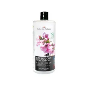 Helvetia Natura Gel Douche Aloe vera Pêche blanche 1L pas cher