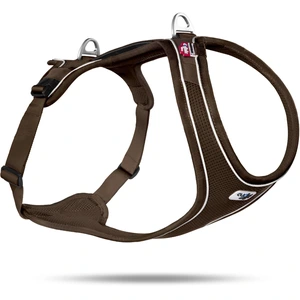 Harnais pour chien confort Curli Belka Marron XS PN2256 pas cher
