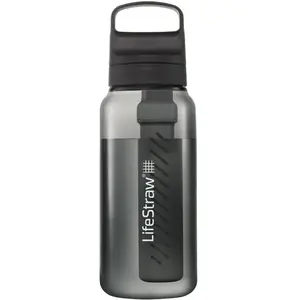 Lifestraw - Gourde filtrante - Gourde Filtrante Go 1L - Nordic Black  - Noir pas cher