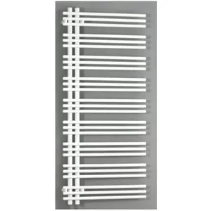 Zehnder Yucca Asym Sèche-serviettes, fonctionnement mixte ou à eau cha...