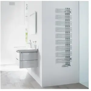 Zehnder Yucca Asym Sèche-serviettes, fonctionnement mixte ou à eau cha...