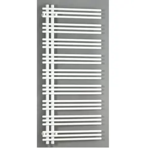 Zehnder Yucca Asym Sèche-serviettes, fonctionnement mixte ou à eau cha...