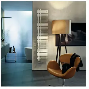 Zehnder Yucca Asym Sèche-serviettes, fonctionnement mixte ou à eau cha...