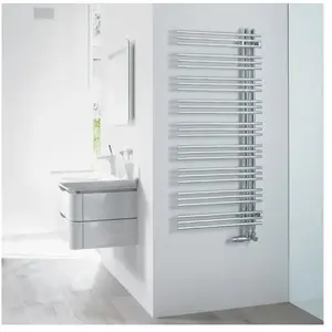 Zehnder Yucca Asym Sèche-serviettes, fonctionnement mixte ou à eau cha...