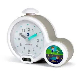 Lilikim Réveil Enfant Éducatif Kid'Sleep - Claessens'Kids - Veilleuse Musicale - Jour/Nuit - Blanc pas cher