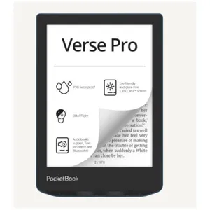 Comparateur de prix : Liseuse PocketBook Verse Pro - Étanche IPX8 - Écran 7" - SmartLight réglable - Bleu