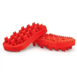 Comparateur de prix : Pet+Me Brosse pour Poil Long pour Chien Rouge
