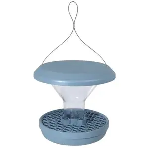 Swissinno - Mangeoire anti-nuisibles smart birds pour oiseaux bleue
