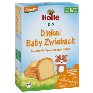 Holle Biscottes Epeautre Bio +6m 2 x 100g pas cher