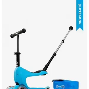 Comparateur de prix : Trottinette - MICRO - Mini 2Go Deluxe - Mixte - 3 roues - Bleu