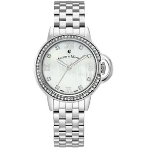 Montre Femme Jacques Du Manoir Grace - JWL02505 Bracelet Acier Argent pas cher