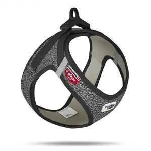 Curli Vest Harness Merino Clasp Black 2XS pas cher