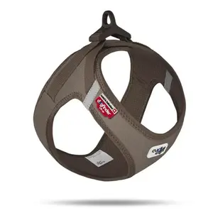 Vest Harness curli Clasp Cord Brown 3XS pas cher