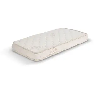 ID Kids Matelas bébé coton bio mousse blanc 70x140 cm