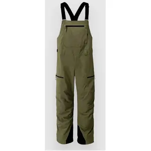 Jones Snowboards Mtn Surf Rec Bib Pants vert M pas cher
