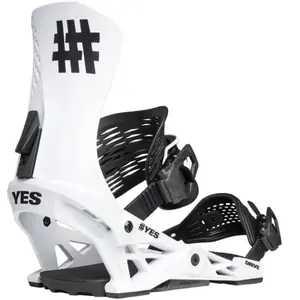 #YES Drive 2026 Fixations de Snowboard blanc M pas cher