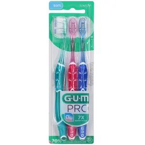 Comparateur de prix : Brosse à dents GUM® PRO Souple 2+1 Offert