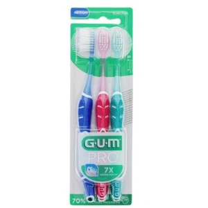 Comparateur de prix : Brosse à dents GUM® PRO Medium 2+1 Offert