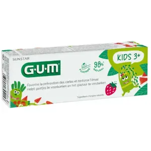 Comparateur de prix : Dentifrice fluoré GUM Dent Kids 50 ml - Enfant - Mixte