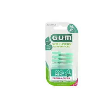 Gum G.U.M Soft-Picks Comfort Mint cure-dents interdentaires 40 pcs pas cher