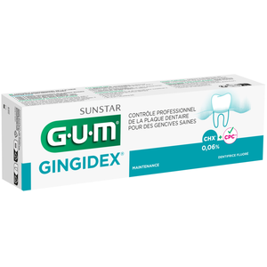 Comparateur de prix : Gum Gingidex Dentrifice 0,06% Chlorhexidine | 75 ml