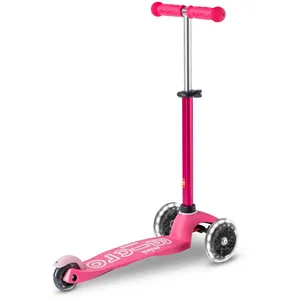 Comparateur de prix : Trottinette 3 roues Mini Micro Deluxe Rose LED
