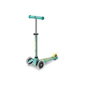 Comparateur de prix : Trottinette Mini Micro Deluxe ECO LED Menthe pour Enfants de 2 à 5 Ans