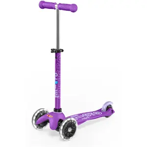 Comparateur de prix : Trottinette Mini Micro Deluxe LED - Violet Micro