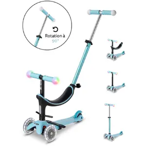 Comparateur de prix : Trottinette Évolutive Mini Micro 3en1 Révolution Magic Bleu Océan