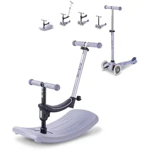Comparateur de prix : Trottinette Mini Micro Deluxe Rock Go Lavande Led Violet