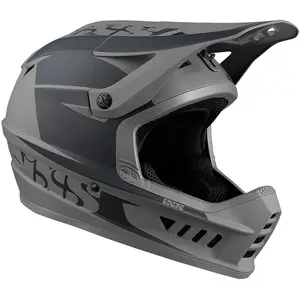 IXS XACT Evo Casque Intégral VTT/BMX Adulte Unisexe, Black-Graphite, Taille M/L (57-59cm)