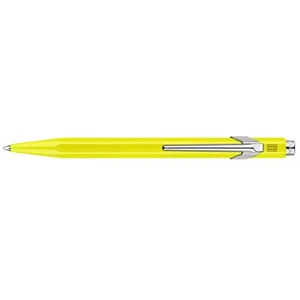 Comparateur de prix : Caran d'ache 849 stylo à bille pop avec sa boîte jaune fluorescent 849970