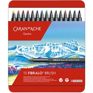 Comparateur de prix : Caran d'Ache 0186.315 Lot de 15 feutres en plastique Multicolore