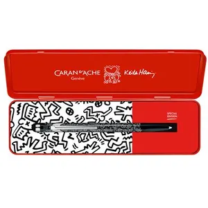 Comparateur de prix : Stylo à bille Caran d'Ache 849 Keith Haring Noir