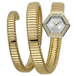 Montre Femme Philipp Plein $Nake Hexagon PWZAA0423 - Bracelet Acier Doré