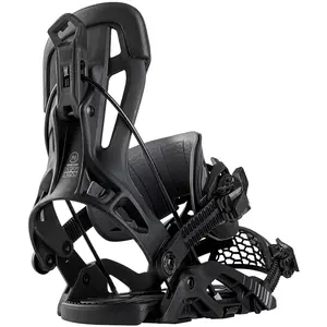Nidecker - Fixations de Snowboard - Fuse Hybrid Black en Nylon - Taille L - Noir pas cher