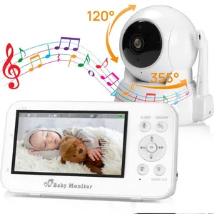 VSIUO Écoute Bébé Sécurisé Sans WiFi - Baby Phone HD 720P & 5 Écran LC...Vendu parcdiscount