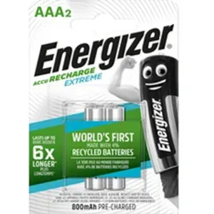 Energizer Pile rechargeable LR3 (AAA) NiMH Extreme HR03 E300624300 800 mAh 1.2 V pas cher