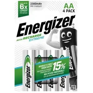 Comparateur de prix : Pack de 4 batteries Energizer Recharge Extrême LR06 AA 2300 mAh