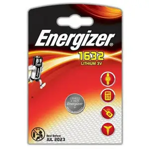 Energizer Battery CR1632 Lithium 1-pak, 235475 pas cher