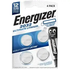Pile bouton lithium Energizer 2032 3 V, lot de 6 (DL2032/CR2032
