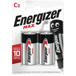 Energizer - Lot Piles Alcalines MAX C/LR14 - x2 pas cher