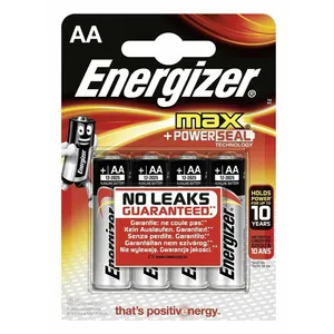 Energizer - Lot Piles Alcalines MAX AA/LR6 - x4 pas cher