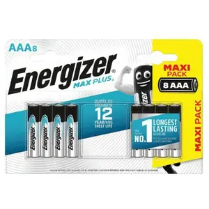 Energizer Pile LR03 (AAA) alcaline(s) Energizer Max Plus 1.5 V 8 pc(s) pas cher