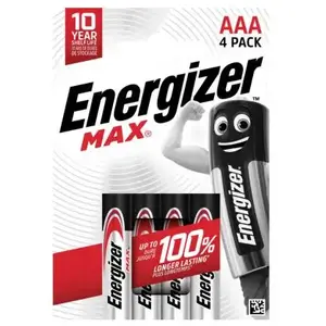 Energizer Groupe Energizer Blister de 4 Piles Alcaline LR03 Max pas cher