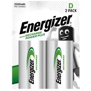 Comparateur de prix : Energizer® Lot de 2 batteries nickel-métal Mono D HR20 1,2 V 2500 mAh
